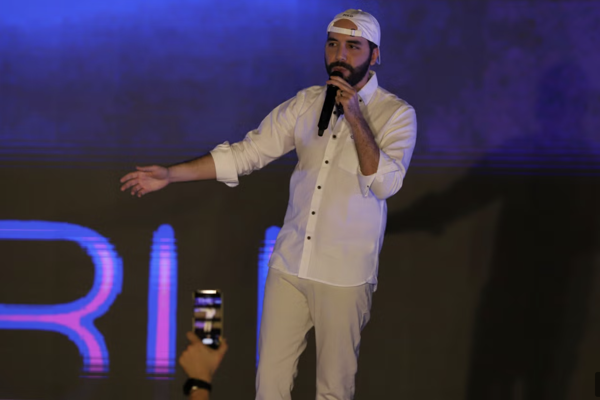 Nayib Bukele's Bitcoin 2021 announcement, Miami, June 5, 2021.