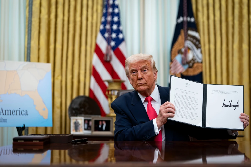 The signed Executive Order, March 6, 2025.